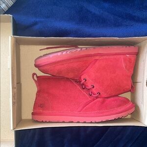 Men’s UGG Neumel Red “ Size 10 “